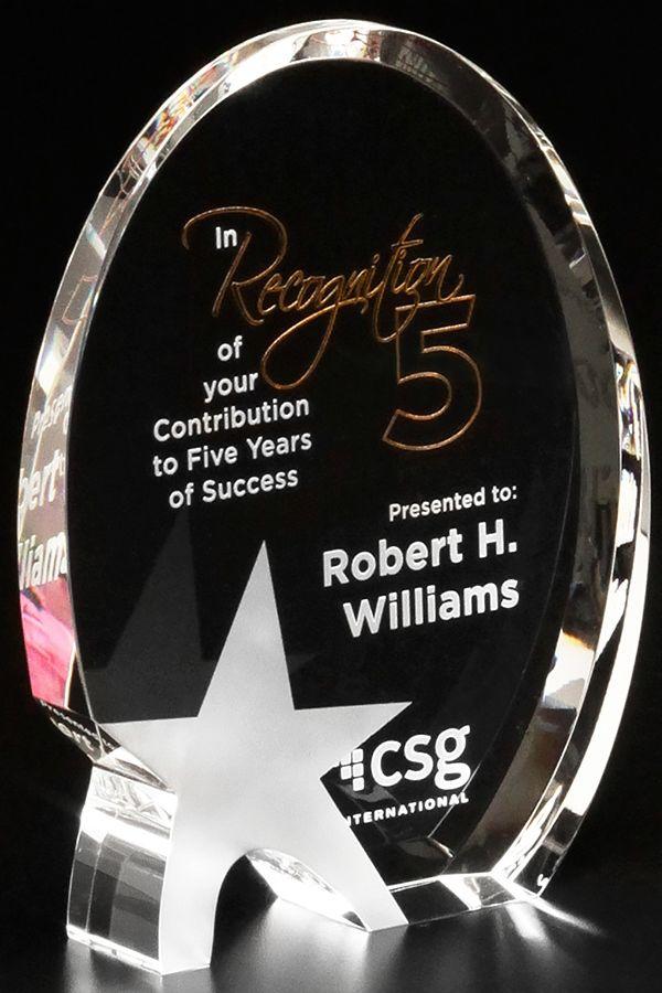Crystal award -  GLA1960