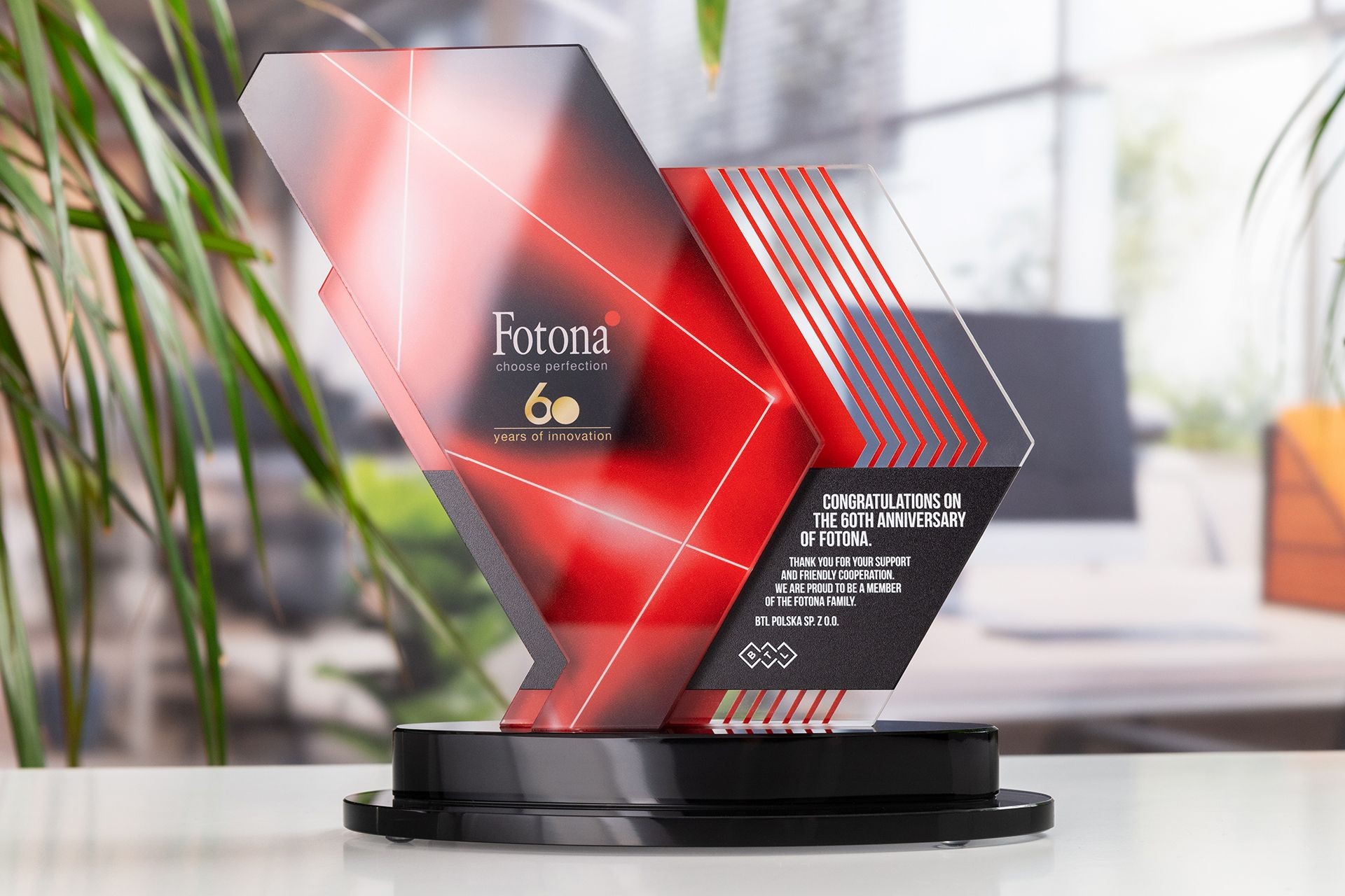 Glasso custom award