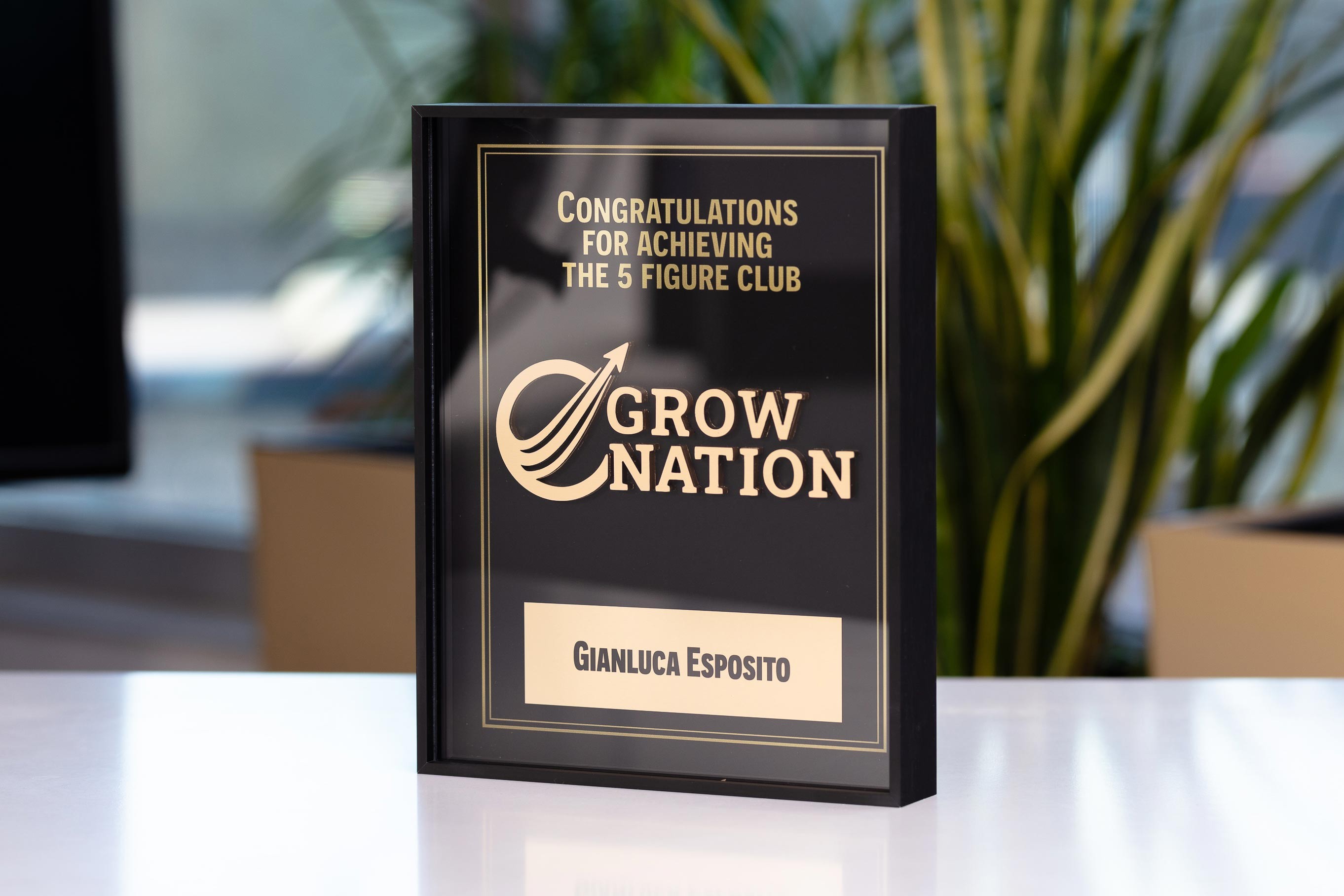 Glasso custom award