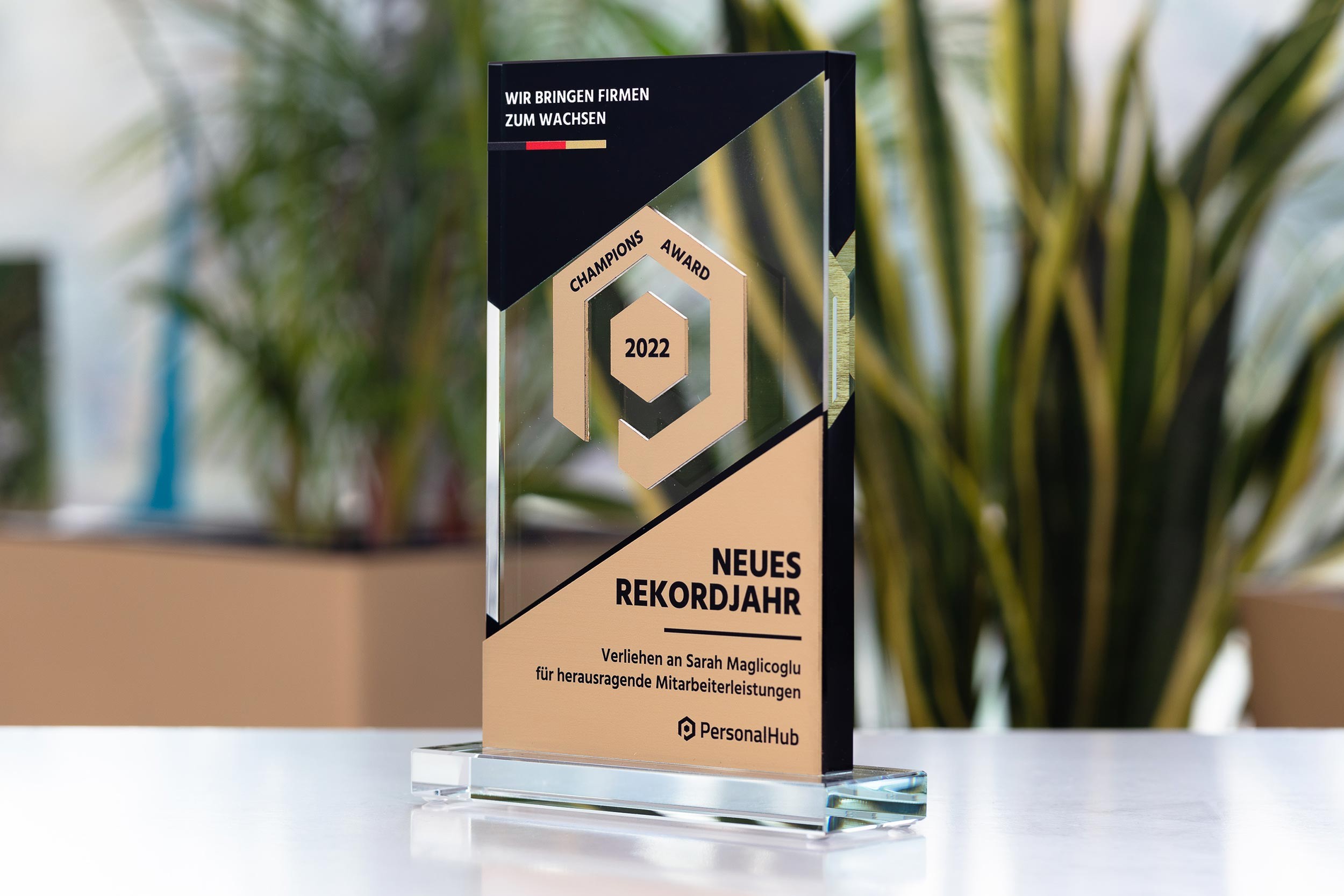 Glasso custom award