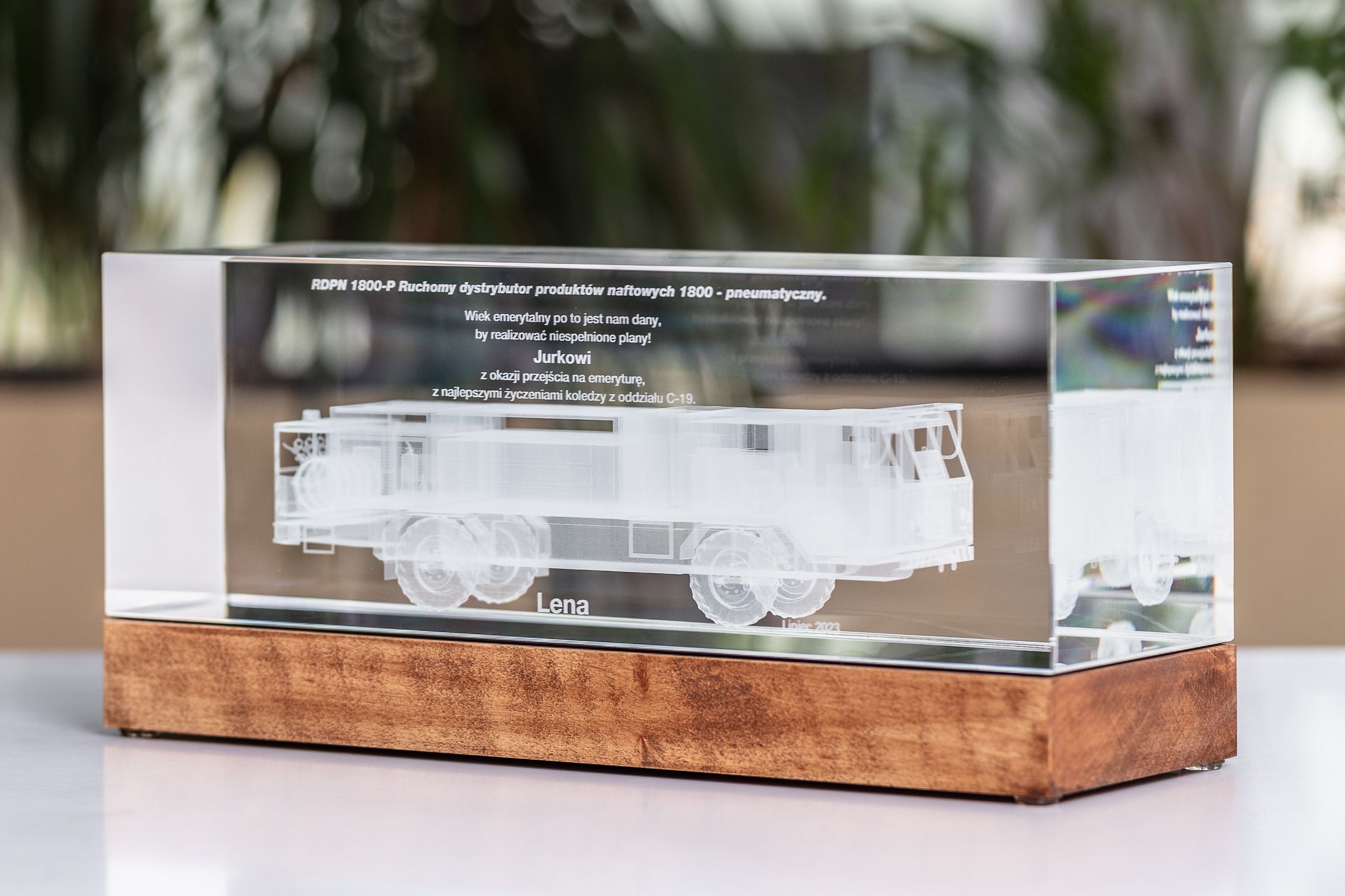 Glasso custom award