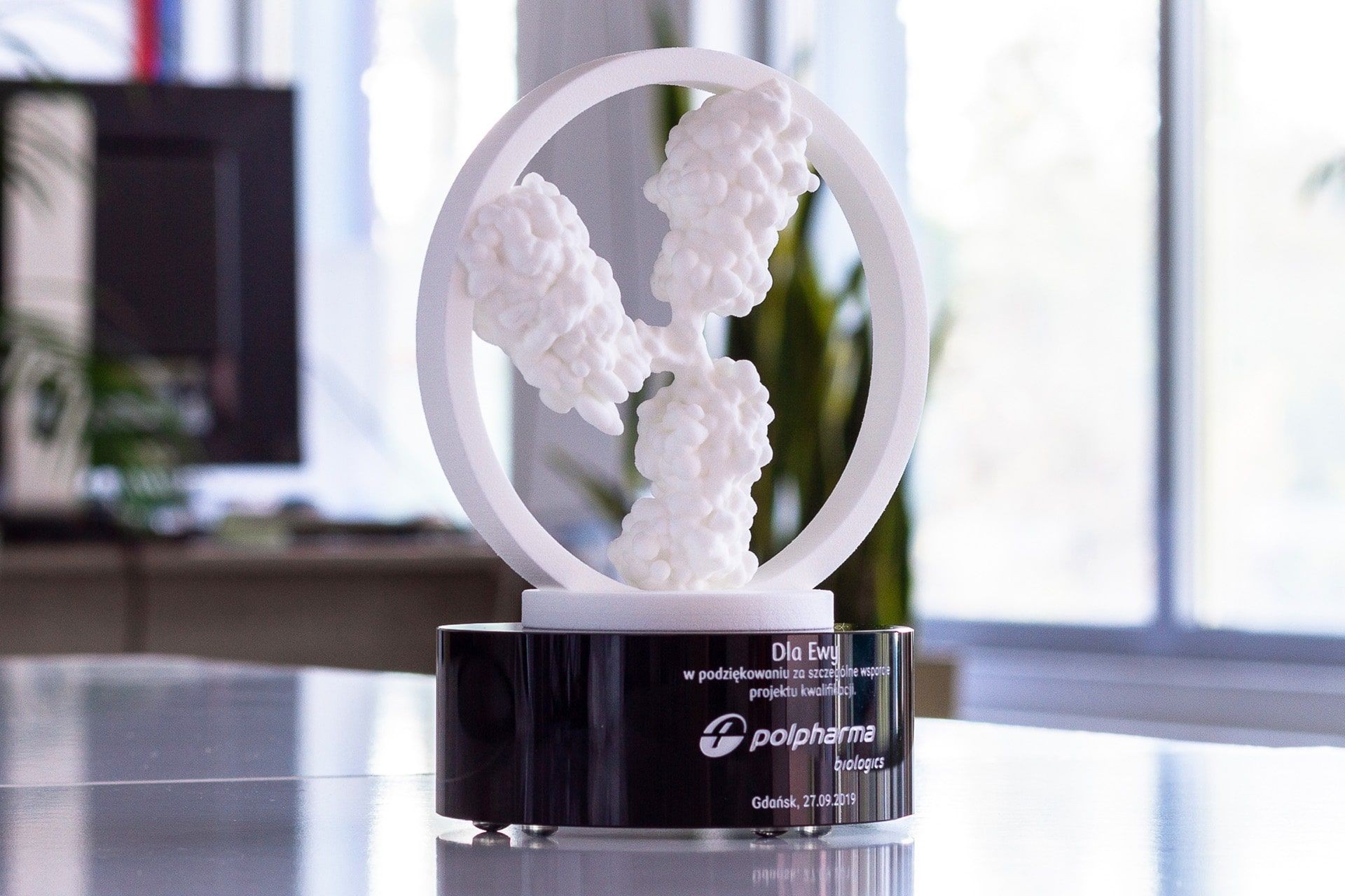 statuetka druk3d polpharma glasso