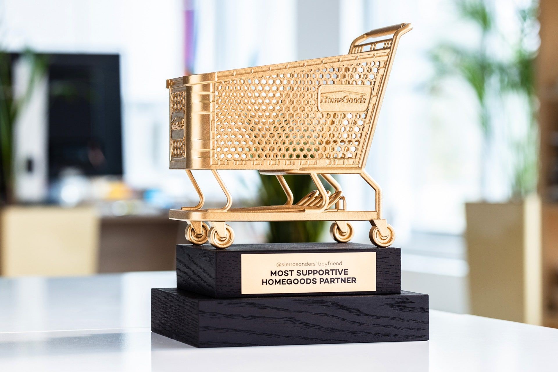statuetka druk3d shopping cart glasso