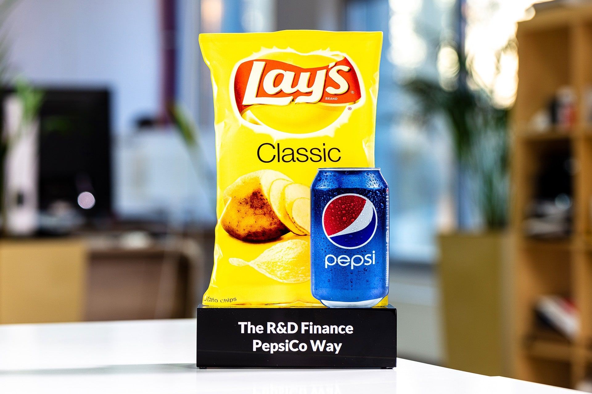 statuetka szkło Pepsico glasso