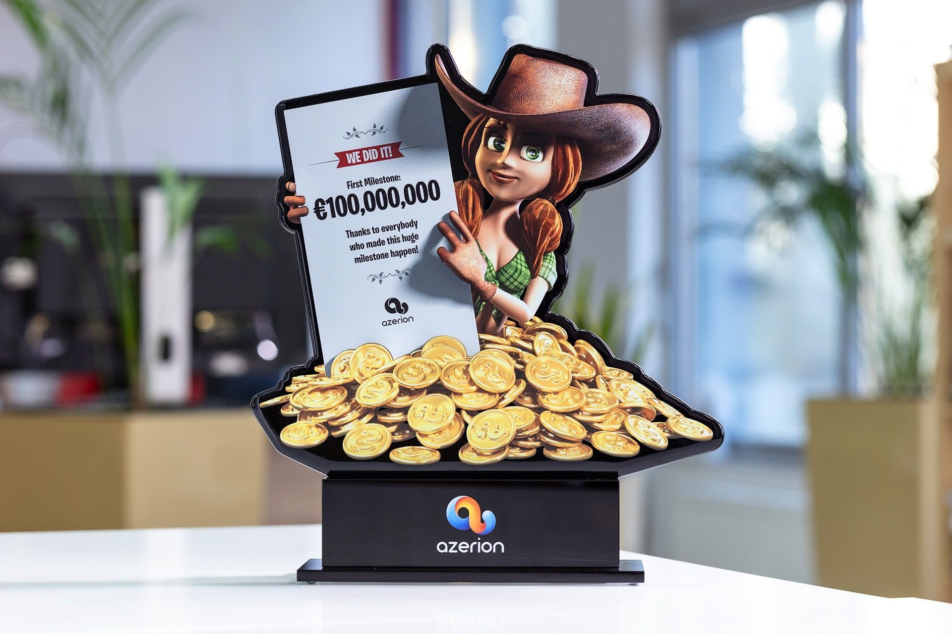 statuetka szklo azerion glasso